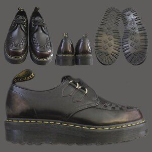 Dr. Martens Sidney Creeper Platform Shoes Men’s Size US 13 UK 12 EUR 47, Brown